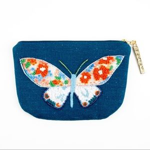 XOXO Dominique | Beaded Butterfly Pouch